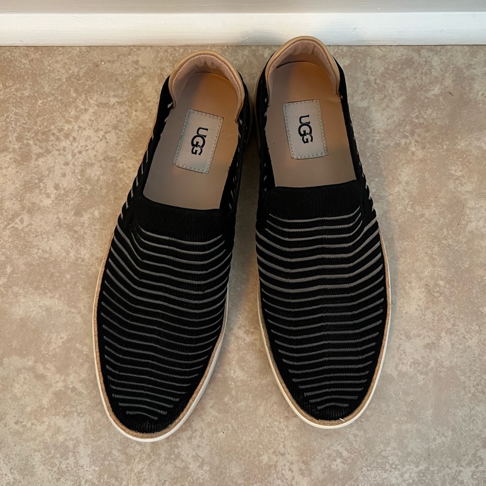 UGG Black Slip On Sneaker size 8.5